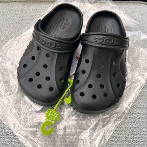Big Kids Crocs Baya Clog (Black)